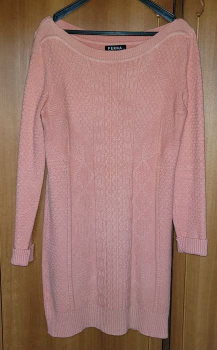 Sukienka mini długi sweter L/XL