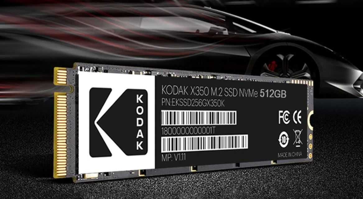 Dysk wewnętrzny SSD KODAK 512GB M.2 NVMe 2280 PCIe 3x4 SZYBKI NOWY