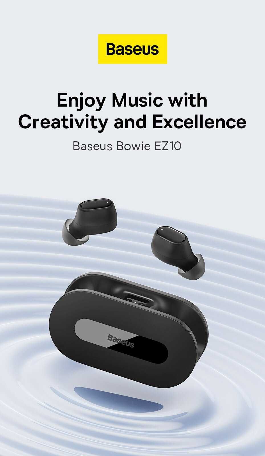 Auriculares Baseus Bowie EZ10 TWS