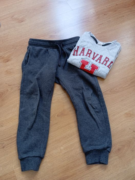 Zestaw h&m dresy i koszulka Basic 98 104