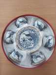 Filiżanki do kawy herbaty komplet wzór paw 6 szt z porcelany
Firmy REM