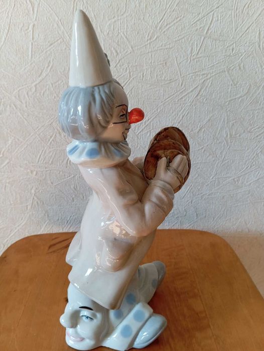 Вінтажна порцелянова фігурка музичного клоуна espada navaro 80-ті роки