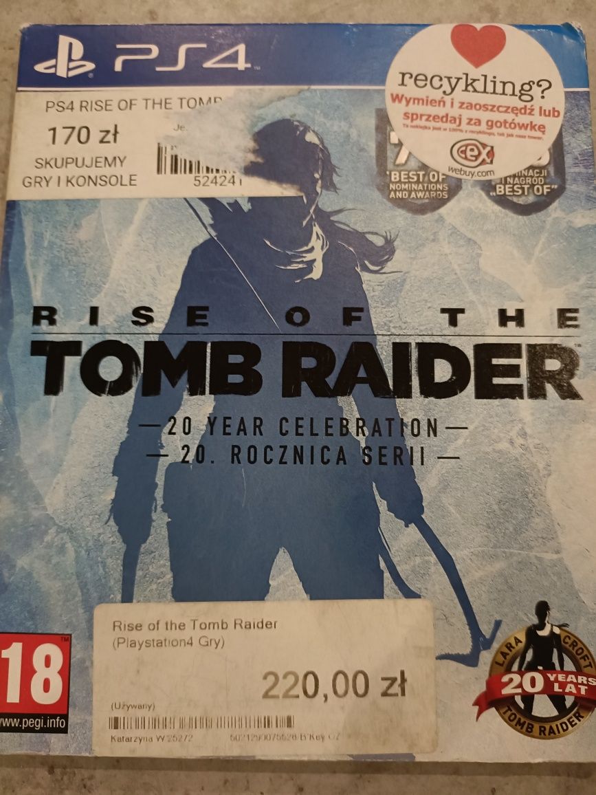 Rise of the Tomb Raider PS 4