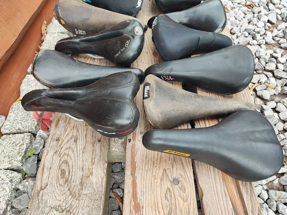 Pakiet siodełek rowerowych retro mtb Selle Italia Vuelta Bontrager