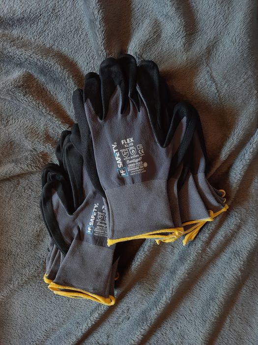 Rękawice HF SAFETY FLEX powlekane nitrylem 40 par/XL