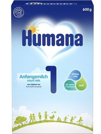 Суха молочна суміш Humana 1 з LC PUFA, пребіотиками і нуклеотидами
