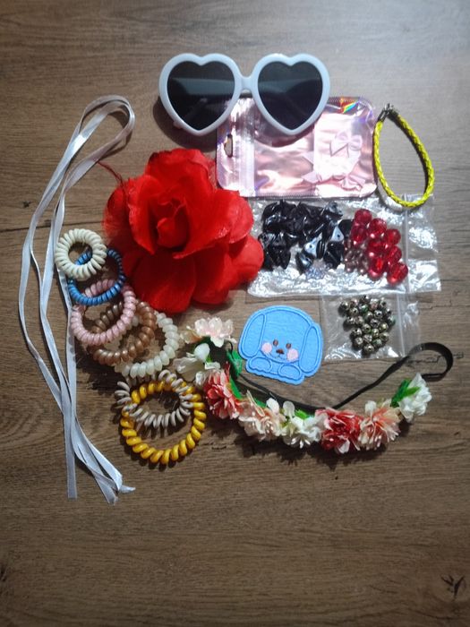 Zestaw ozdób dla dziewczynki