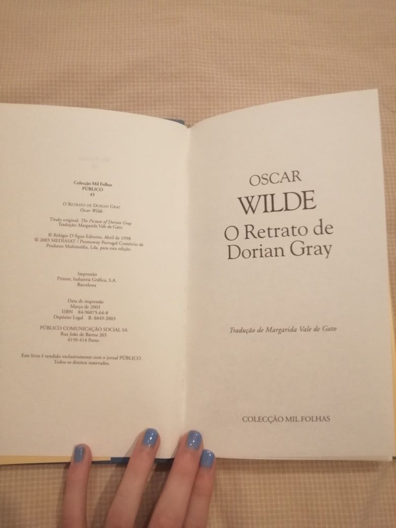 O Retrato de Dorian Gray de Oscar Wilde