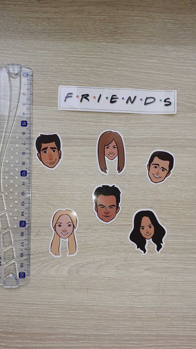 Stickers Friends autocolantes