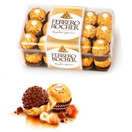 Цукерки Ferrero Rocher, 375 г. (30 цукерок)