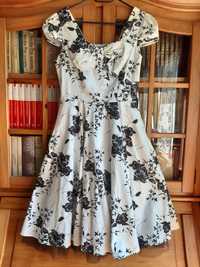 Amerykańska sukienka pin-up retro lata 50-te
