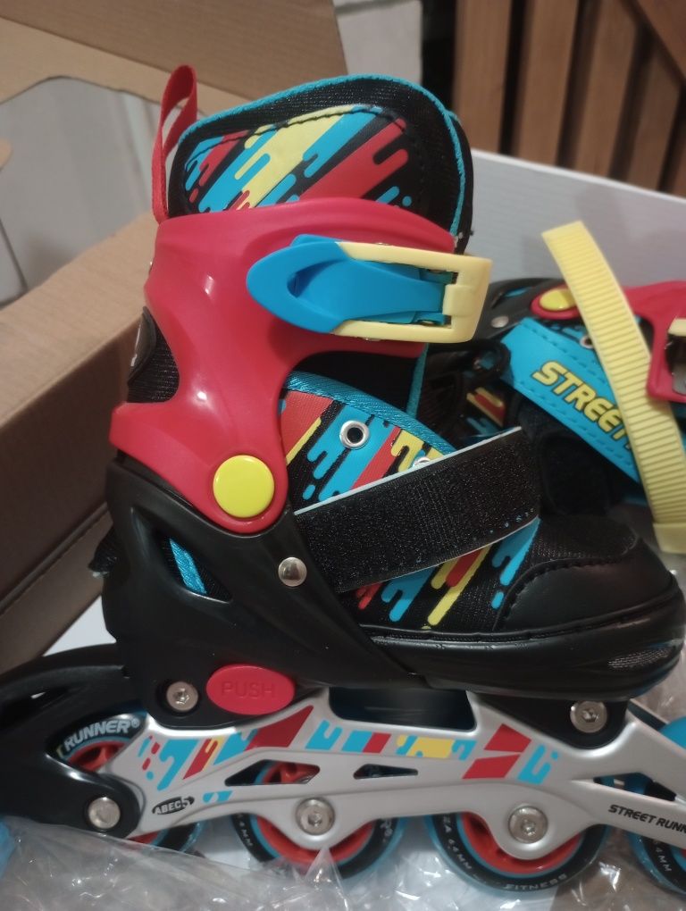 31-34 NOWE Rolki Laubr Sport YX-0153-BS Łyżworolki ABEC5 BOY STYLE