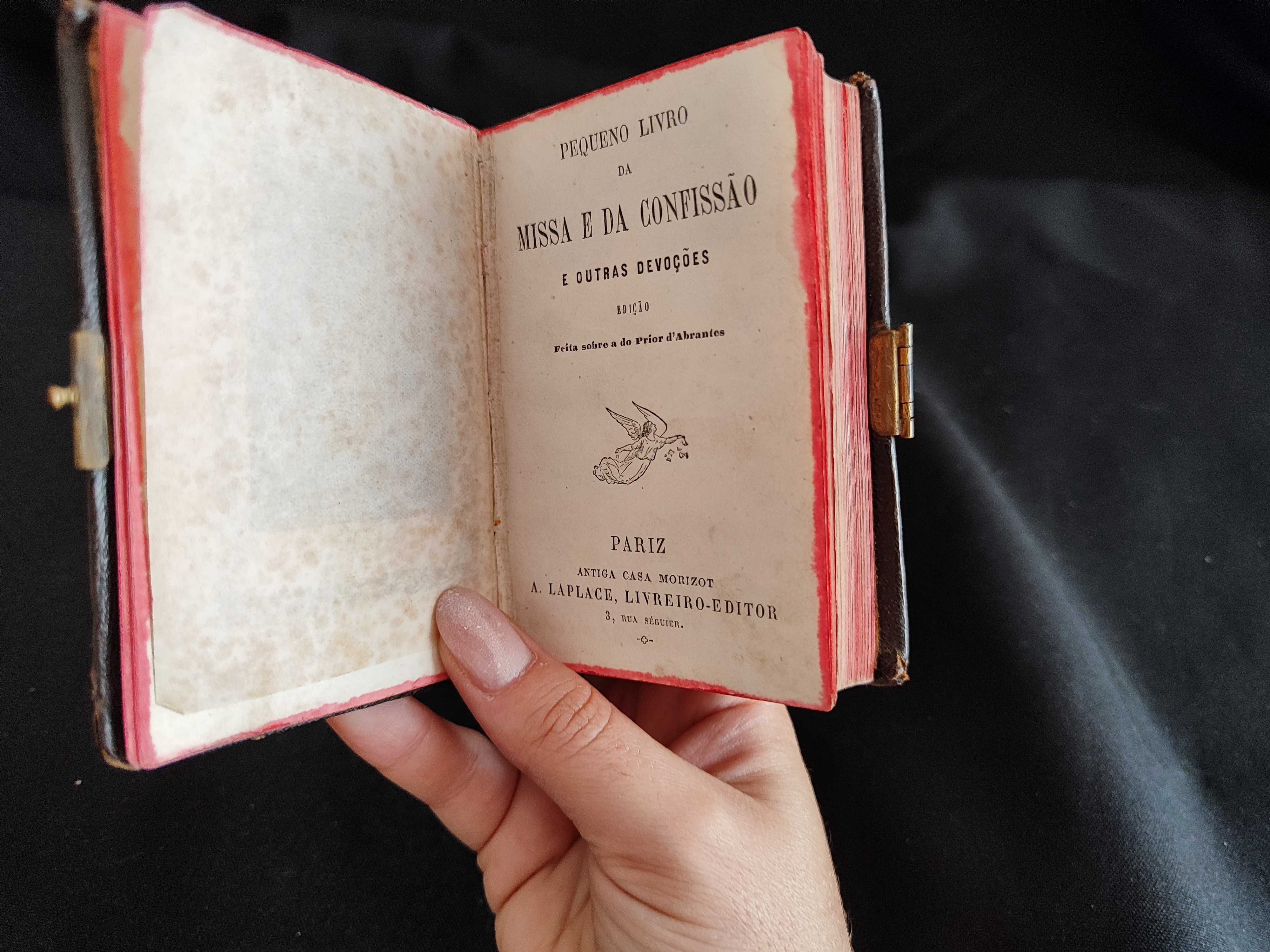 Missal antigo - editado entre 1869 e 1895