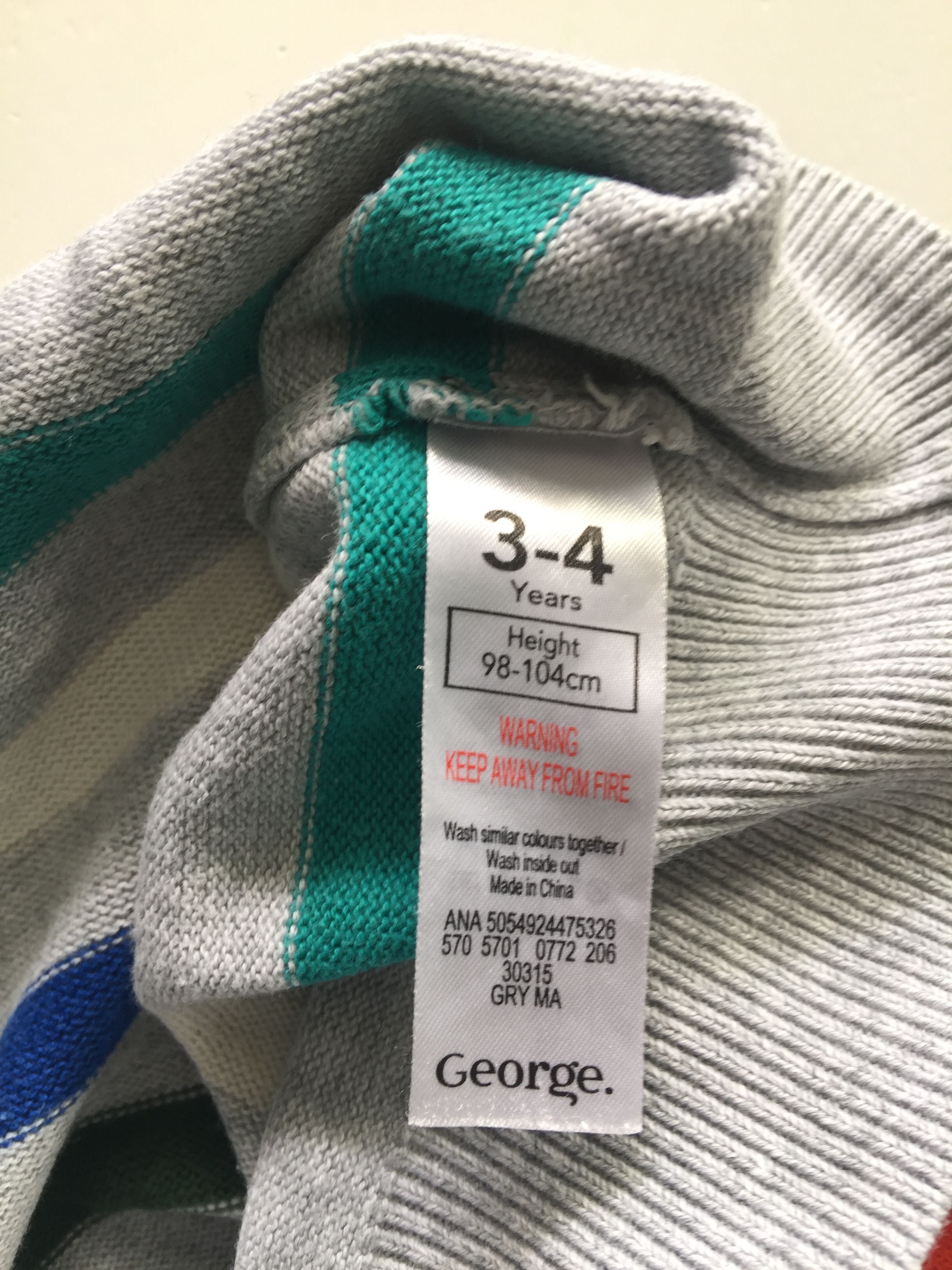 Elegancki sweter z dinozaurem George 3-4 lata