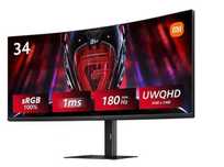 Monitor curvo Xiaomi 34 180 hz garantia até 2030 e seguro