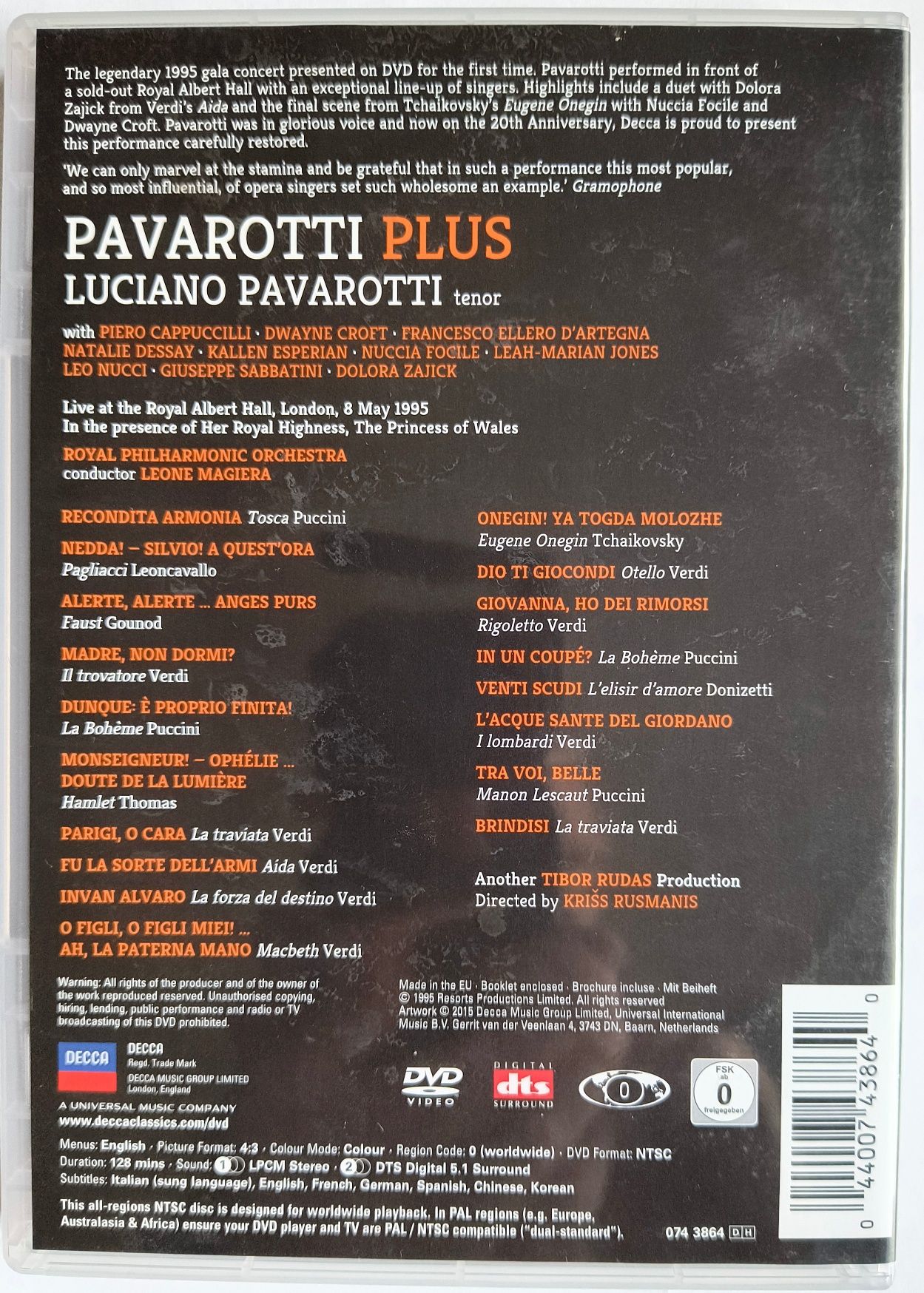 Pavarotti Plus /At the Royal Albert Hall