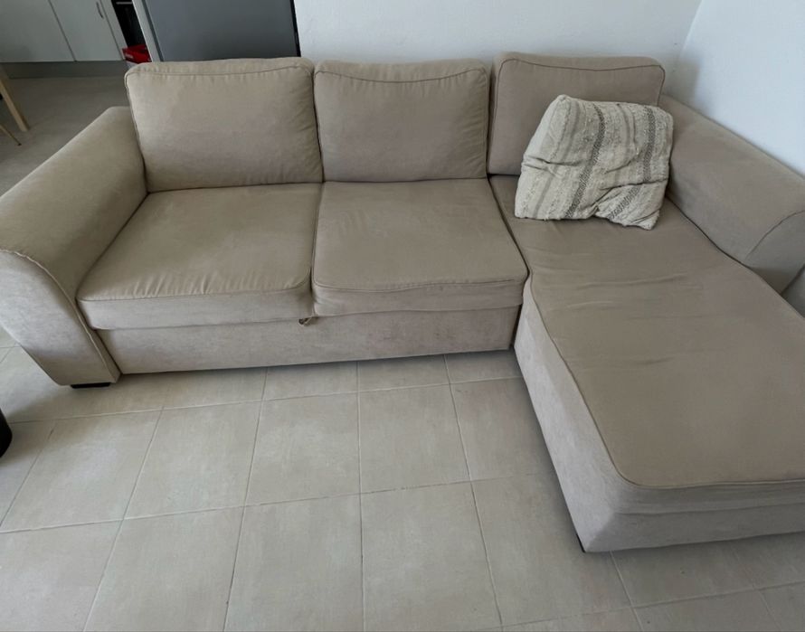 Sofa- cama com chaise longue