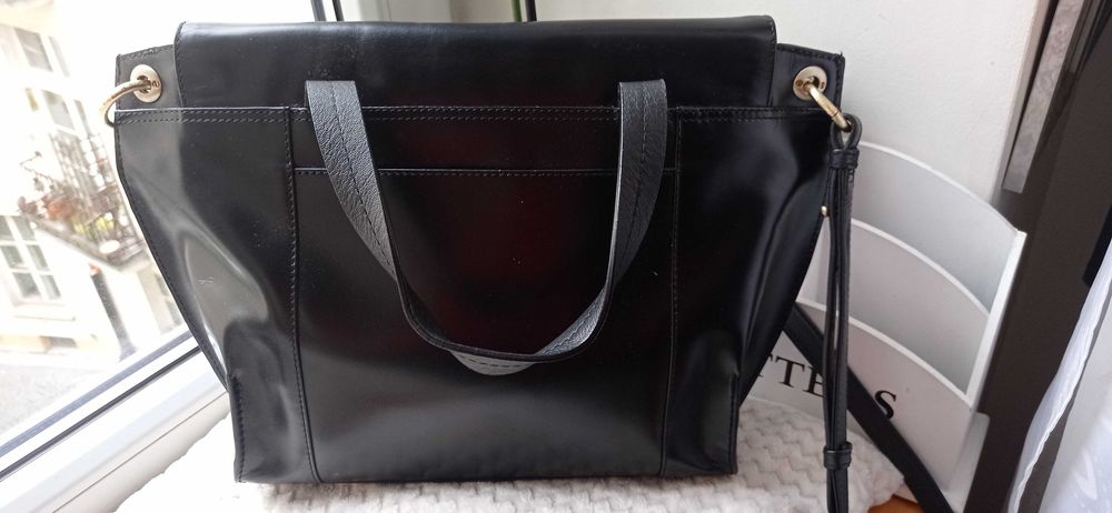 Torebka Damska Radley London Oryginalna Skórzana Czarna Nowa