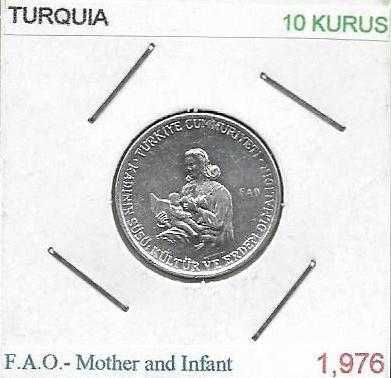 Turquia - - - "Educação para a Mulher Rural" - - - - - Moedas