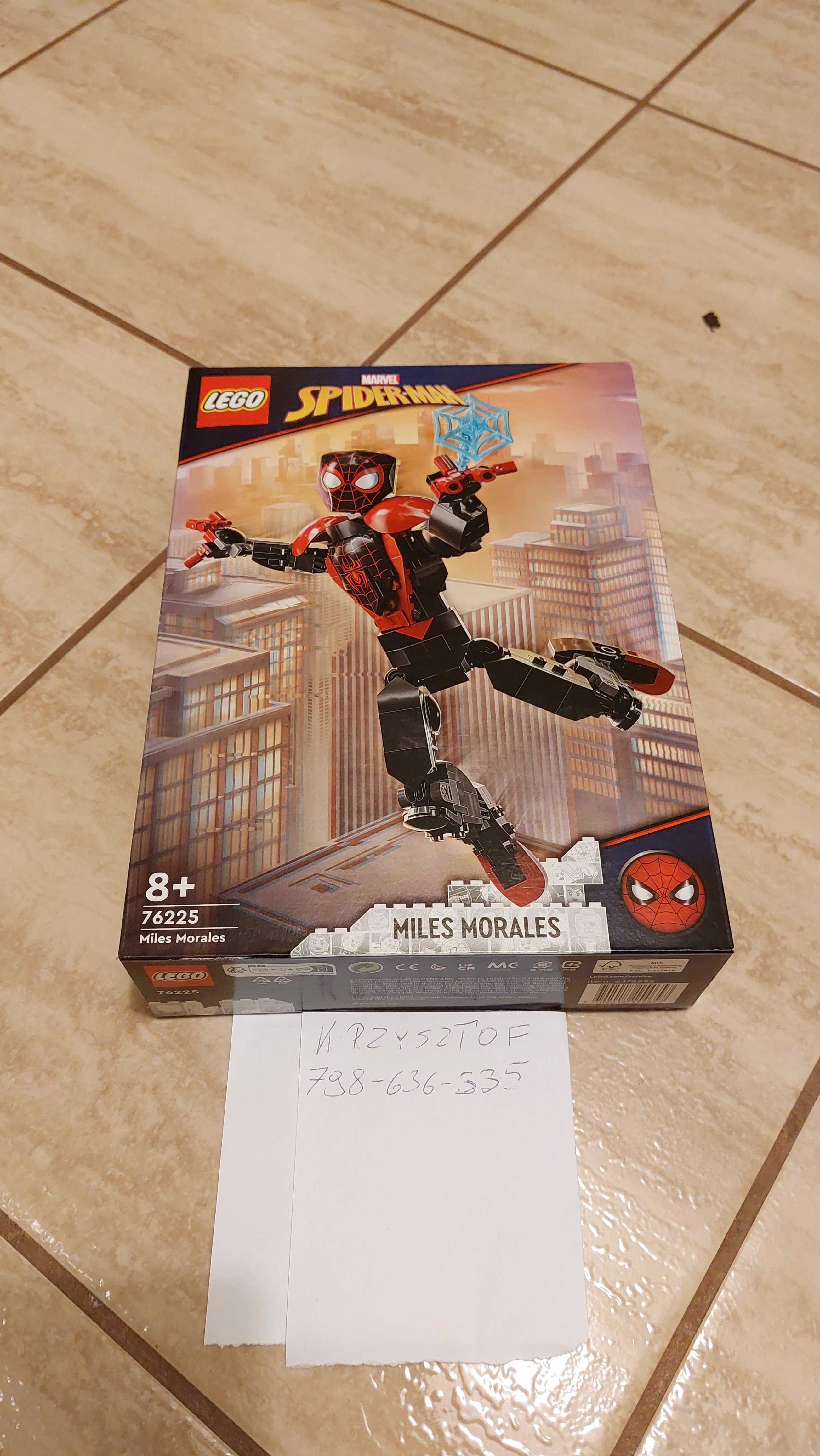 LEGO 76225 Marvel Super Heroes - Figurka Milesa Moralesa , nowe
