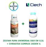 Zestaw na chwasty w trawie Puma 0,69 EW 0,5l + Chwastox Complex 1 L 1