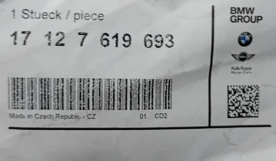 Przewód chłodnicy wody BMW Seria: 5' F07 F10 F11 F18 nr. mag 1/477