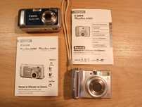 Manuais Utilizador Canon A450, A460 e A550