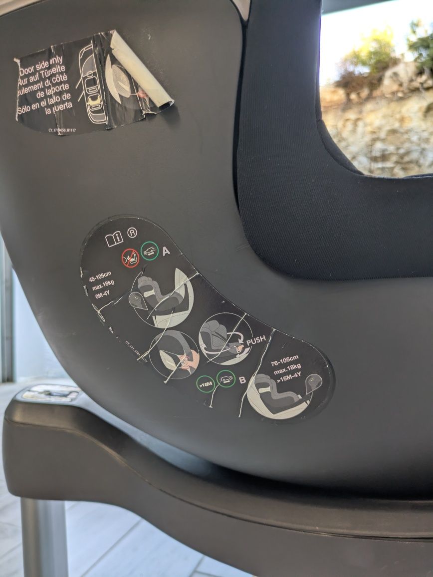Cadeira Auto Cybex Sirona – Rotativa 360º, em bom estado