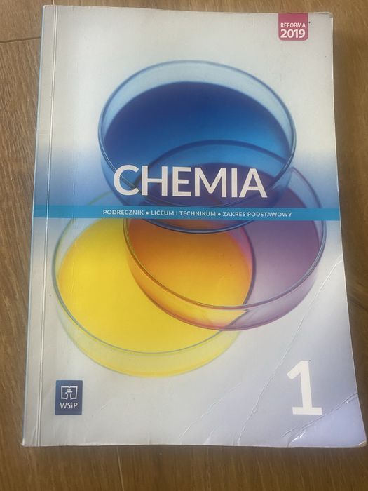 Podręcznik do chemii 1, wsip liceum  technikum, chemia, reforma 2019
