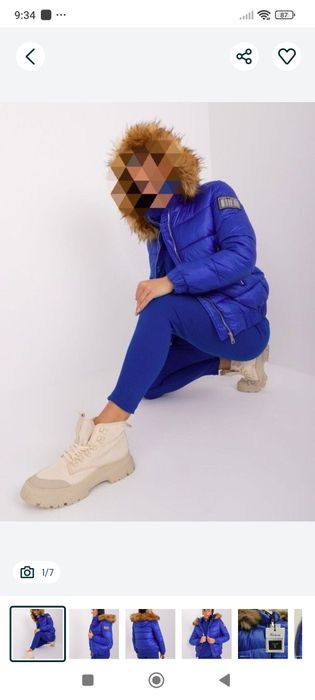 Kurtka sama puchowa r L