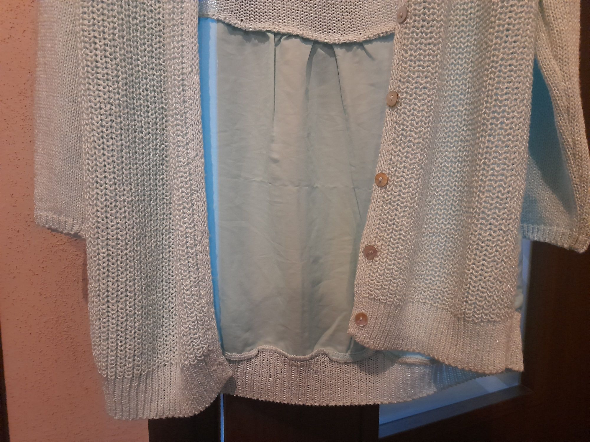 Sweterek na guziki Zara Knit 36 (S]
