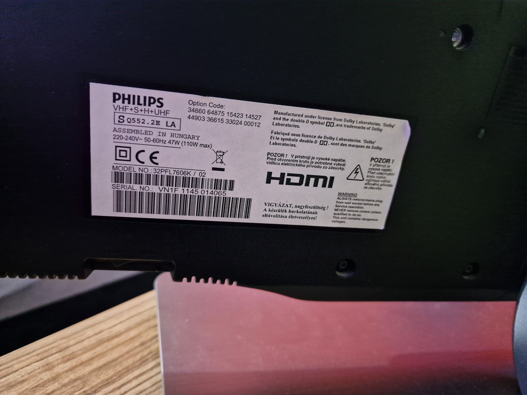 Telewizor Philips 32 cal +Google Chromecast