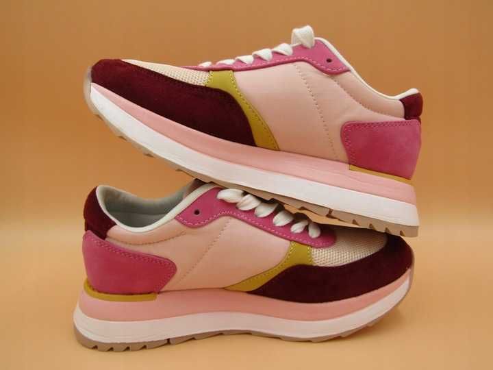 Sneakersy Półbuty Damskie Xti, Certyfikat Peta, Odcienie Różu, Rozm.38