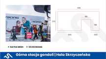 Baner reklamowy billboard powierzchnia reklamowa Szczyrk
