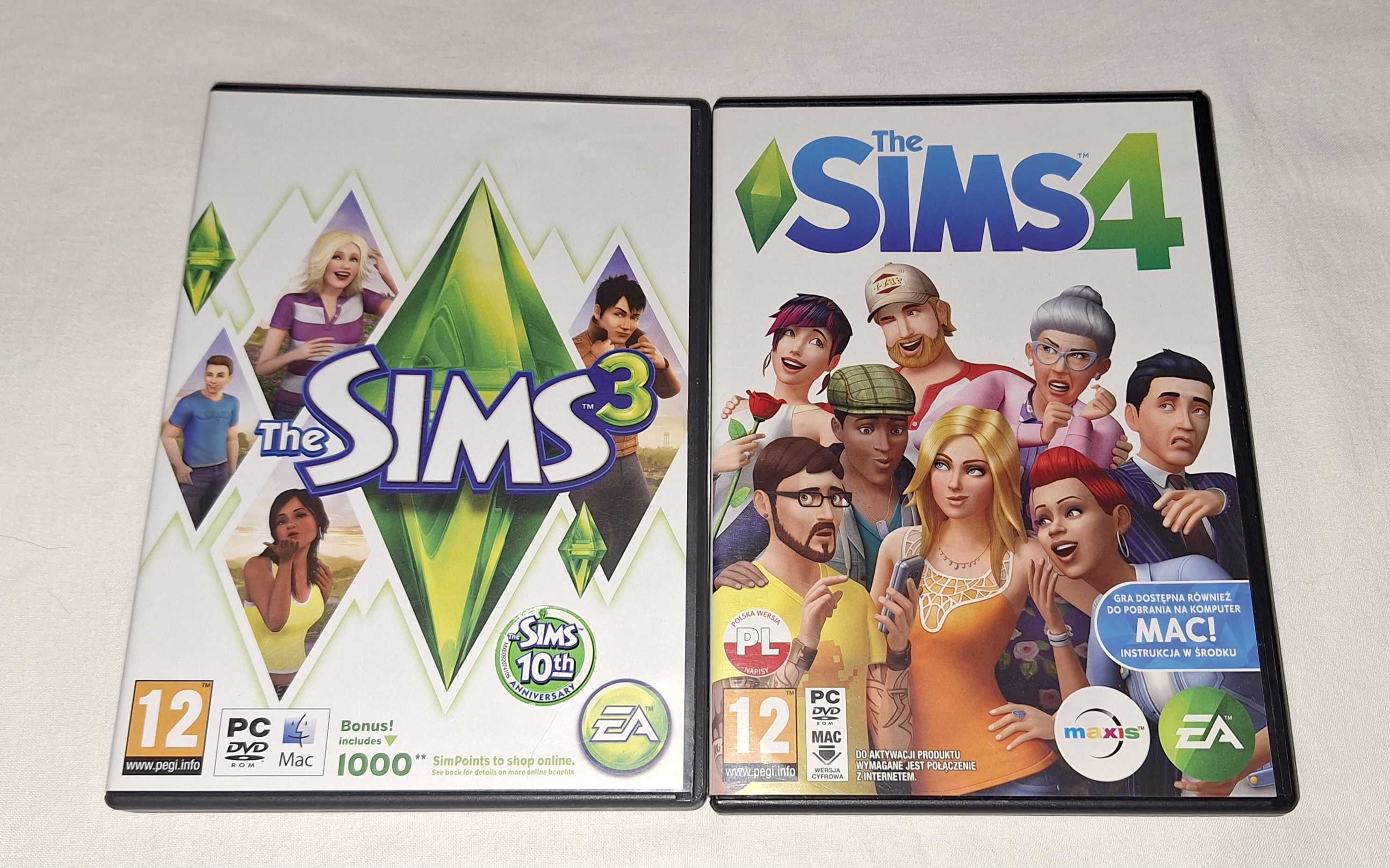 Sims 3 PC oraz dodatki + gratis sims 4