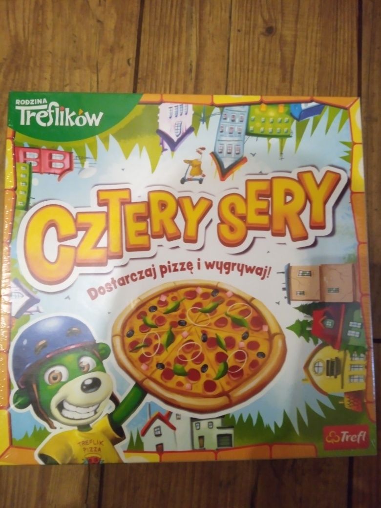 Cztery sery. Gra planszowa