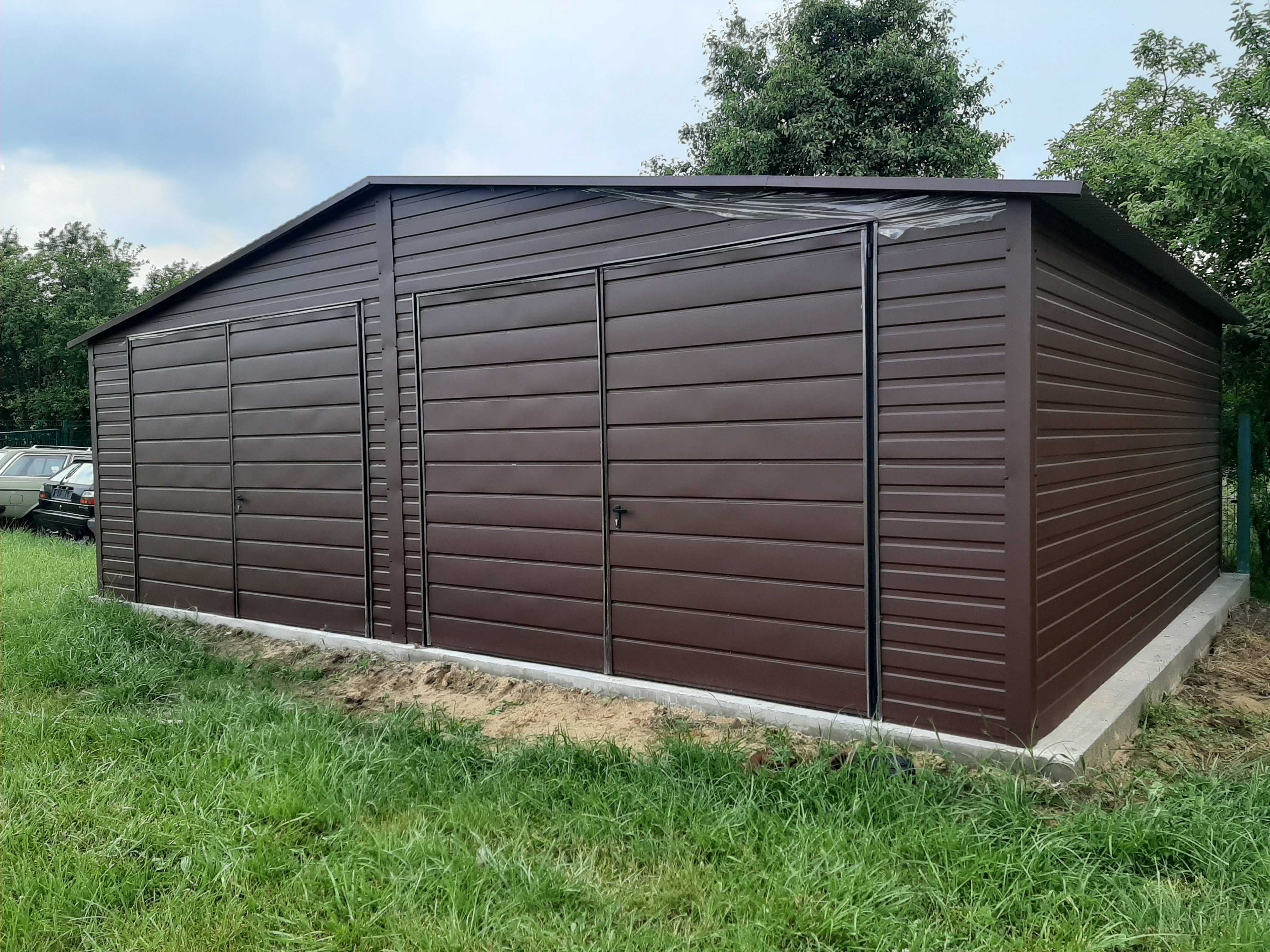 GARAŻ drewnopochodny 6x5 DRZWI w CENIE