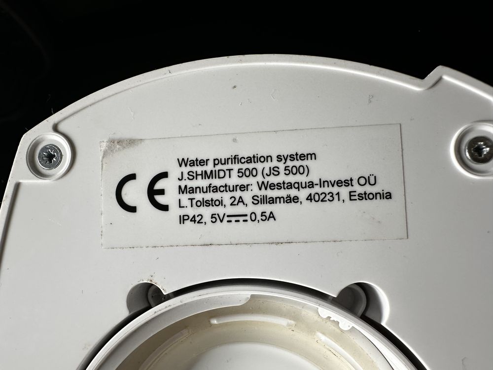 Dzbanek AQUAPHOR do filtrowania wody J. Shmidt 500 (JS500) bez wkładu