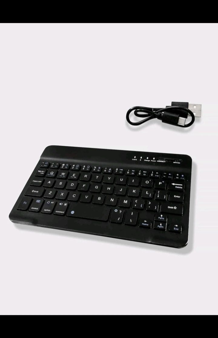 Teclado sem fio Compatível com PC e Smartphone