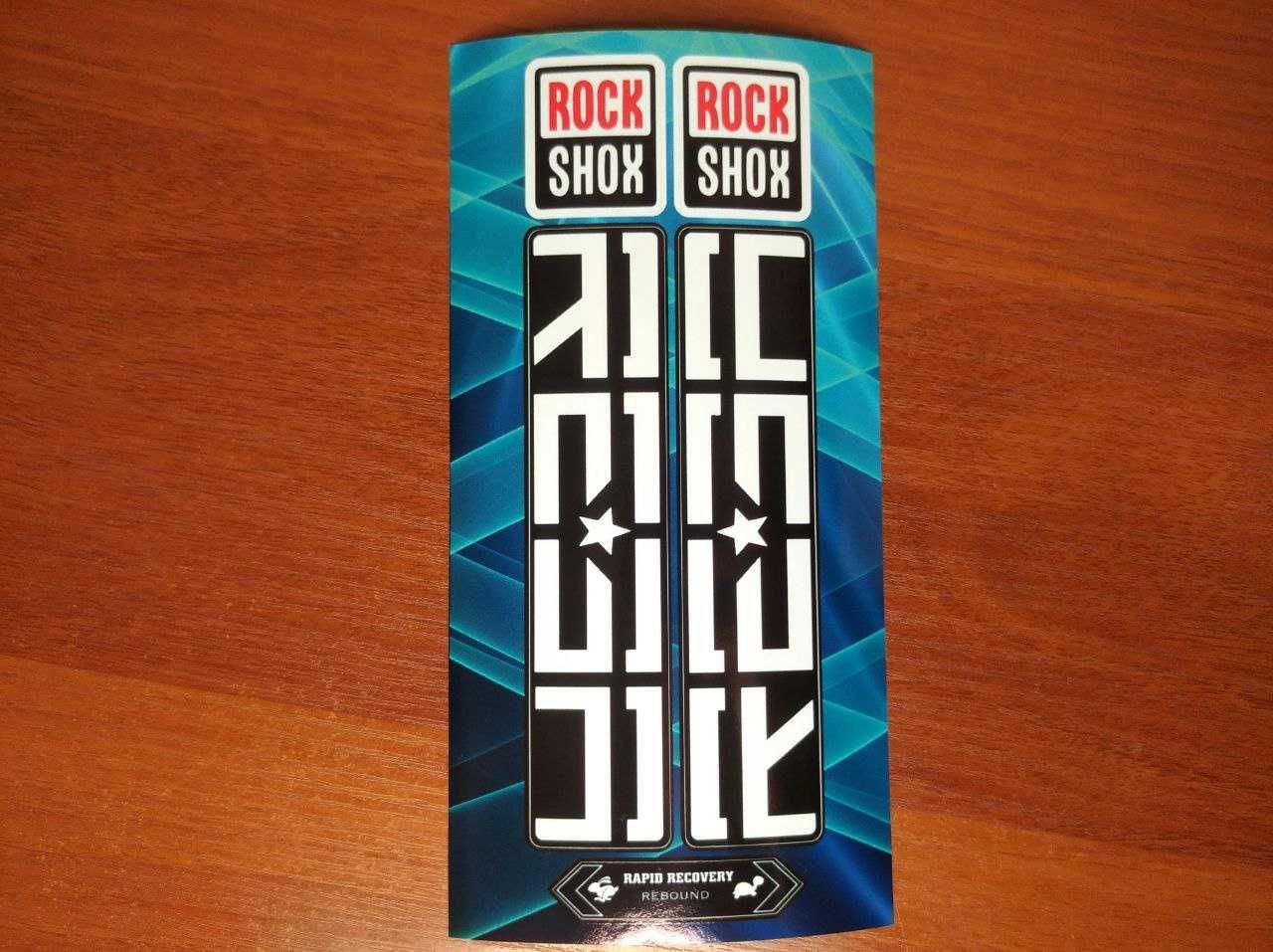 RockShox TORA колекційні наклейки