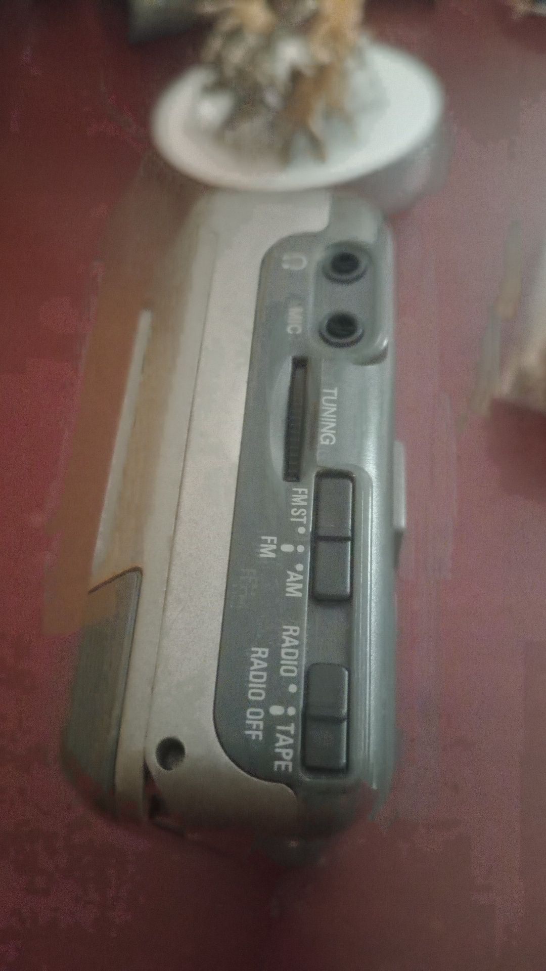 Walkman de cassetes aiwa com radio