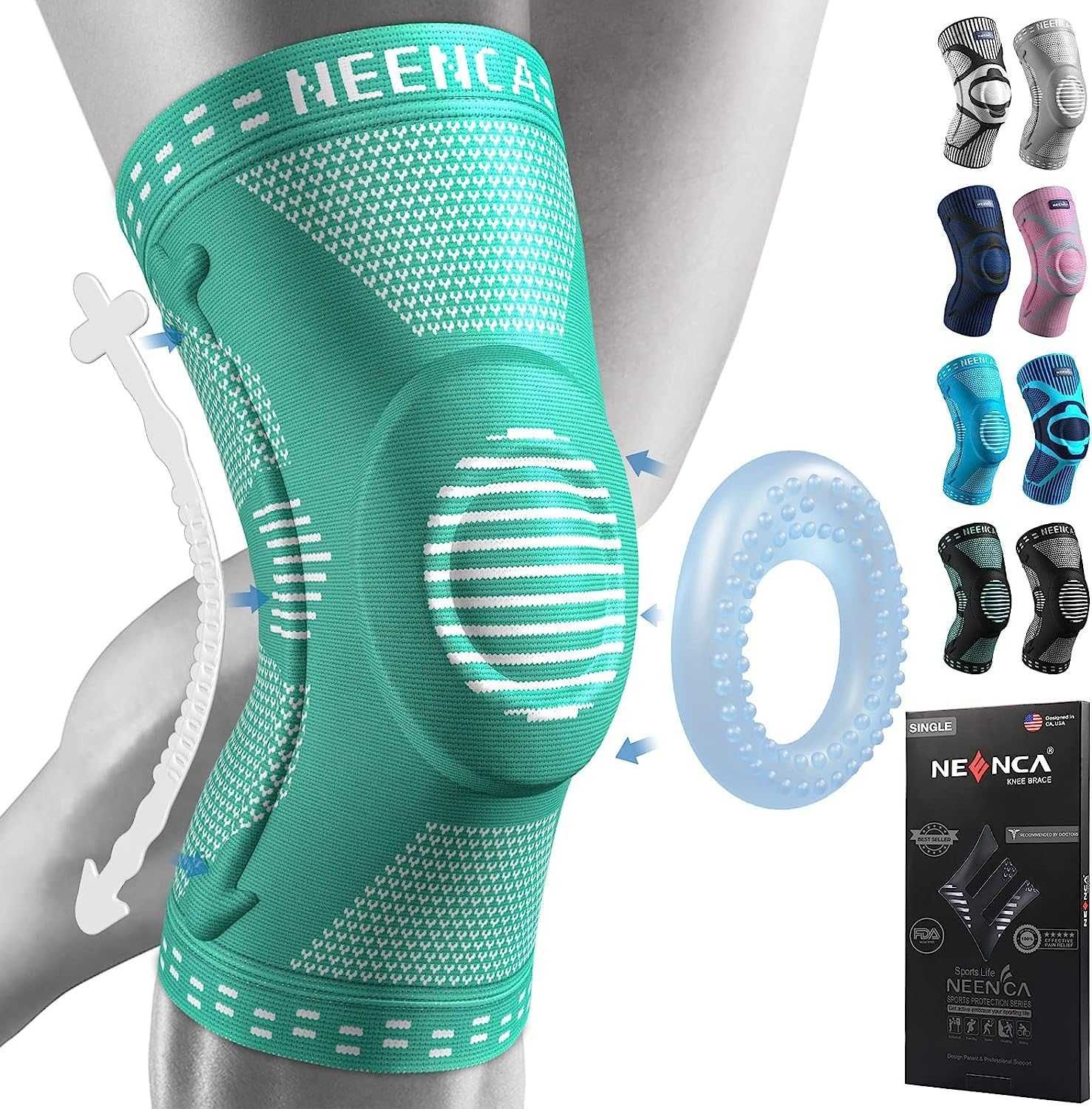 Nowa opaska na kolano / orteza / stabilizator NEENCA !R-XL! 5240!