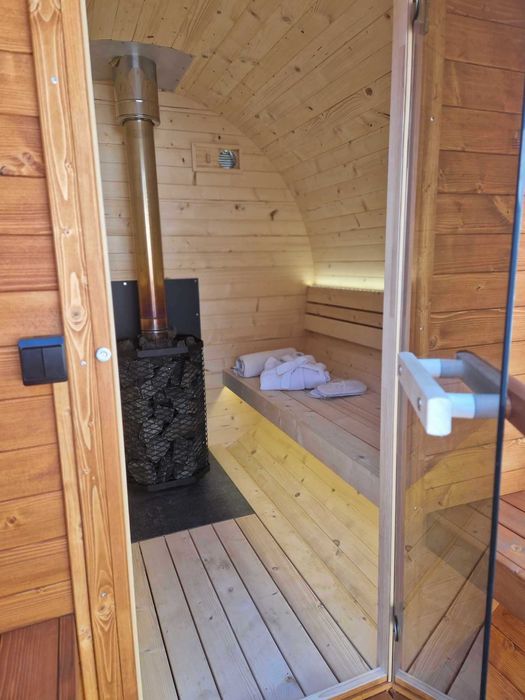 Sauna ogrodowa Beczka PREMIUM M1