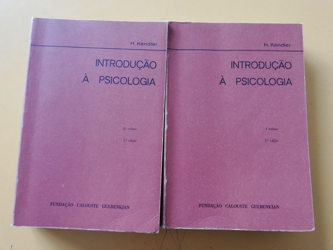 2 vol. Introdução à Psicologia - Kendler