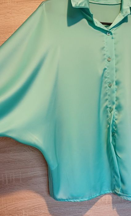 Koszula nietoperz seledynowa rozm M