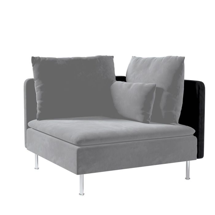 Pokrowiec na podłokietnik IKEA Söderhamn (Dekoria VELVET)