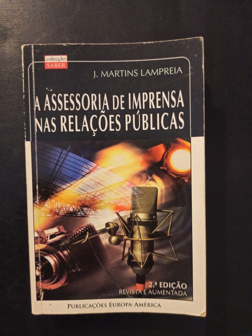 2 livros sobre jornalismo e assessoria de imprensa