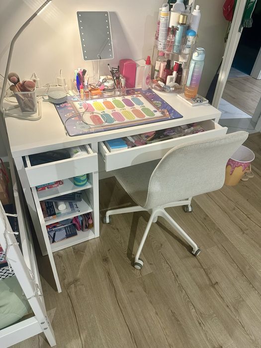 Secretária + cadeira giratória