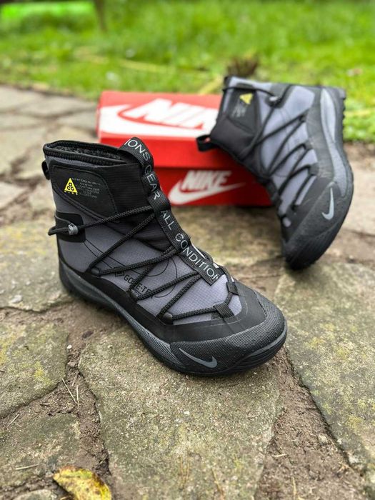 SALE! Nike ACG Air Terra Antarktik Fur (Gore-Tex) Black/Grey 36-46 асг