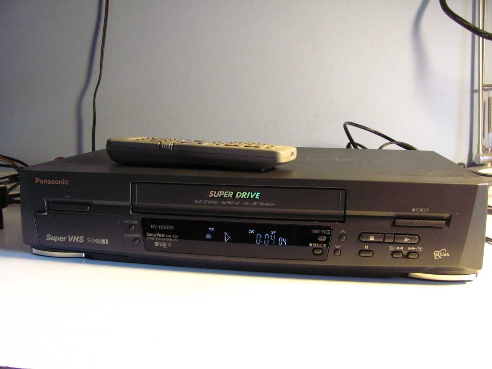 Magnetowid Panasonic NV-HS820 VHS/S-VHS Hi-Fi stereo + pilot